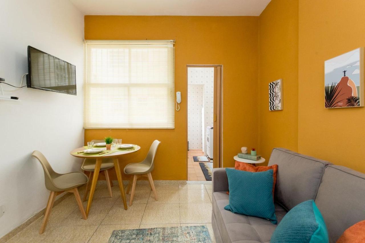 ריו דה ז'ניירו Conforto E Relax, Caminhando Para A Praia De Copacabana, Quarto E Sala, Completo, Com Wi Fi, Cozinha, Ar Condicionado מראה חיצוני תמונה